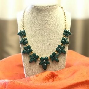 J.Crew Gemstone Petal Necklace